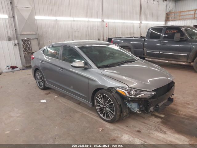 HYUNDAI ELANTRA 2018 kmhd04lb5ju720423