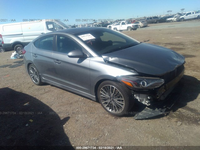 HYUNDAI ELANTRA 2018 kmhd04lb6ju612859