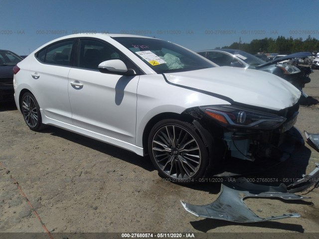 HYUNDAI ELANTRA 2018 kmhd04lb7ju573490