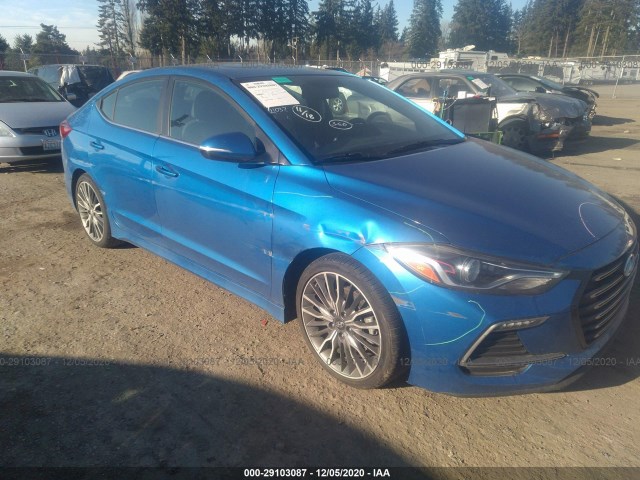 HYUNDAI ELANTRA 2017 kmhd04lb8hu332595