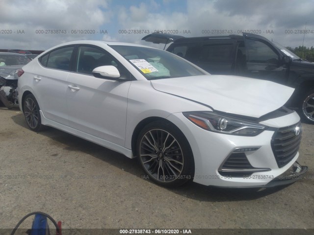 HYUNDAI ELANTRA 2018 kmhd04lb8ju450930