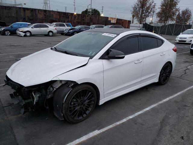 HYUNDAI ELANTRA 2018 kmhd04lb8ju477867