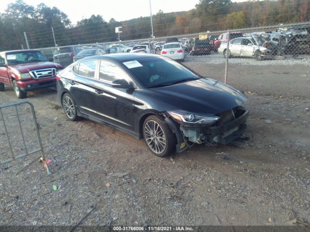 HYUNDAI ELANTRA 2018 kmhd04lb8ju518935