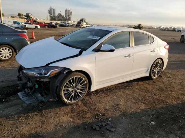 HYUNDAI ELANTRA 2018 kmhd04lb8ju520765