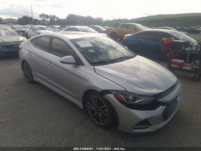 HYUNDAI ELANTRA 2018 kmhd04lb8ju535461