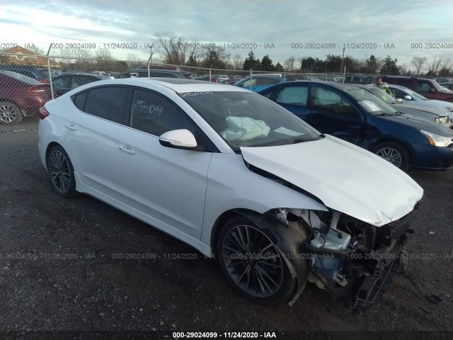 HYUNDAI ELANTRA 2018 kmhd04lb8ju535539