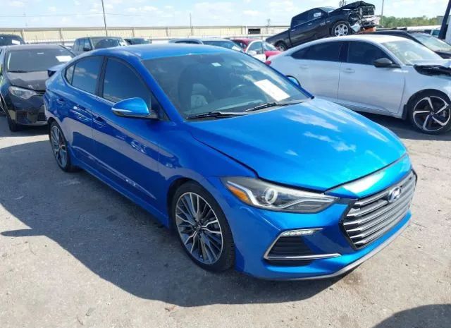 HYUNDAI ELANTRA 2018 kmhd04lb8ju571666