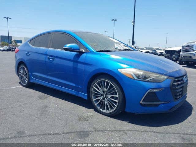 HYUNDAI ELANTRA 2018 kmhd04lb8ju599452