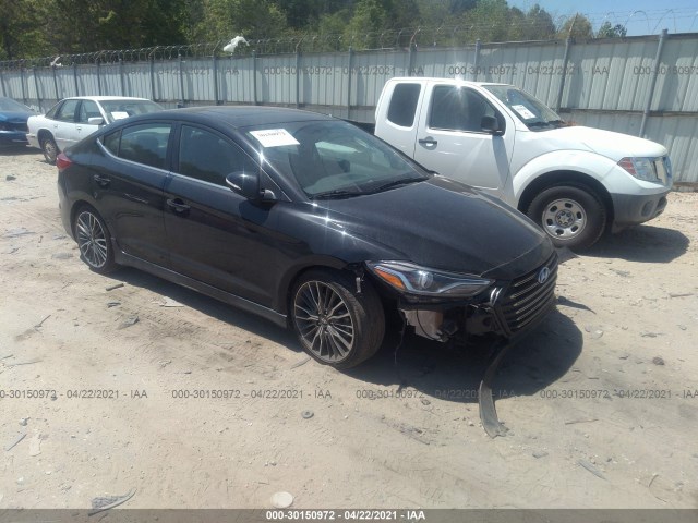 HYUNDAI ELANTRA 2018 kmhd04lb9ju447938