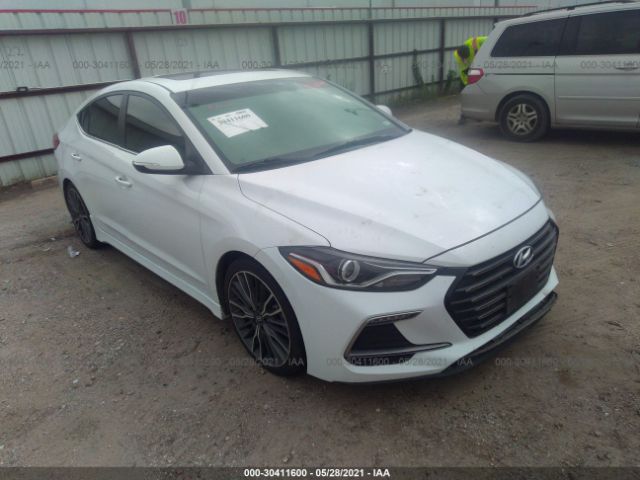 HYUNDAI ELANTRA 2018 kmhd04lb9ju535310