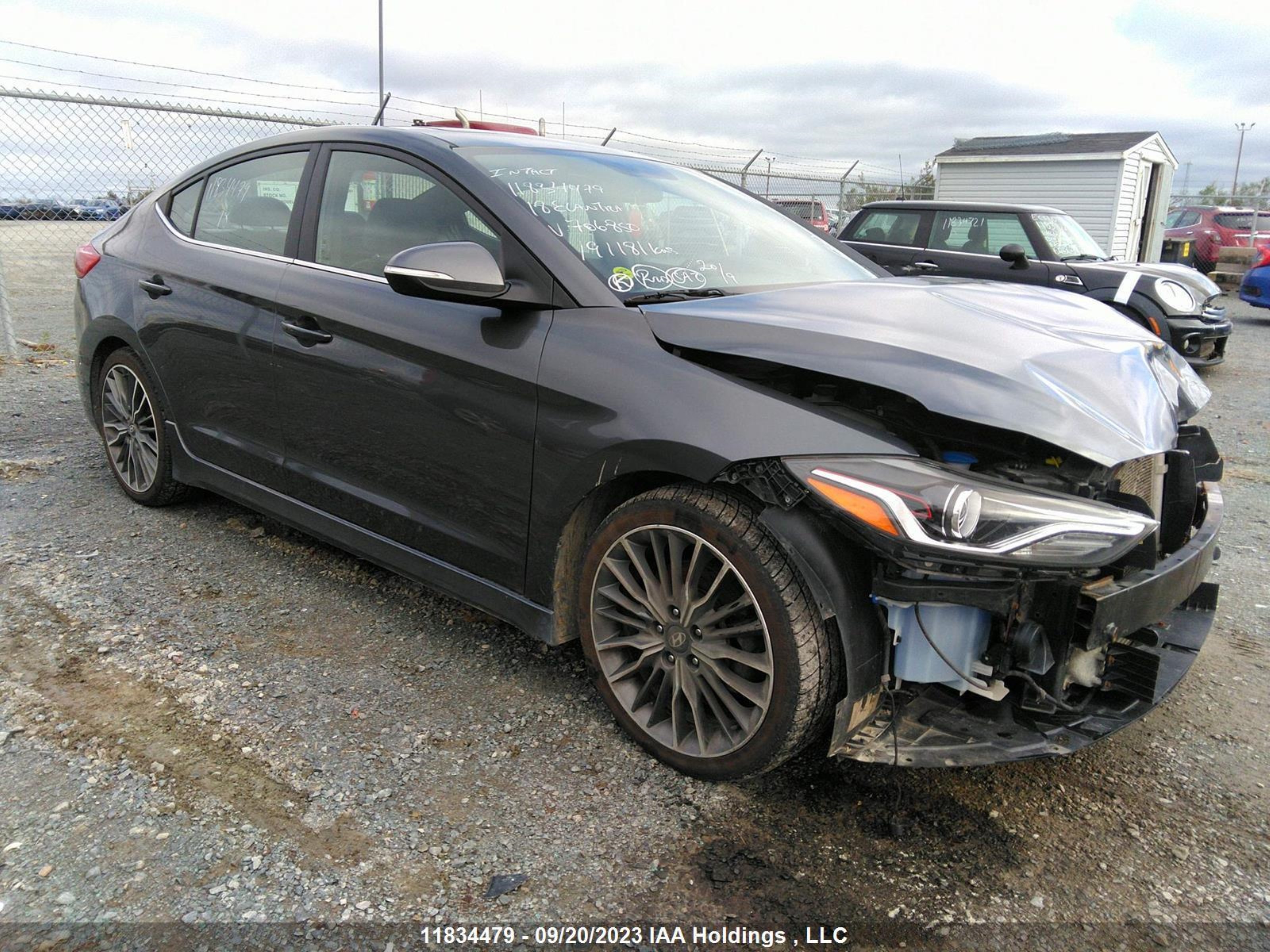 HYUNDAI ELANTRA 2018 kmhd04lb9ju706850