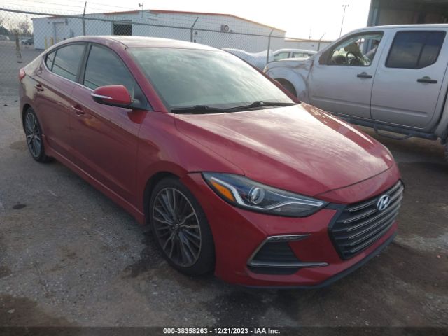 HYUNDAI ELANTRA 2018 kmhd04lb9ju720604