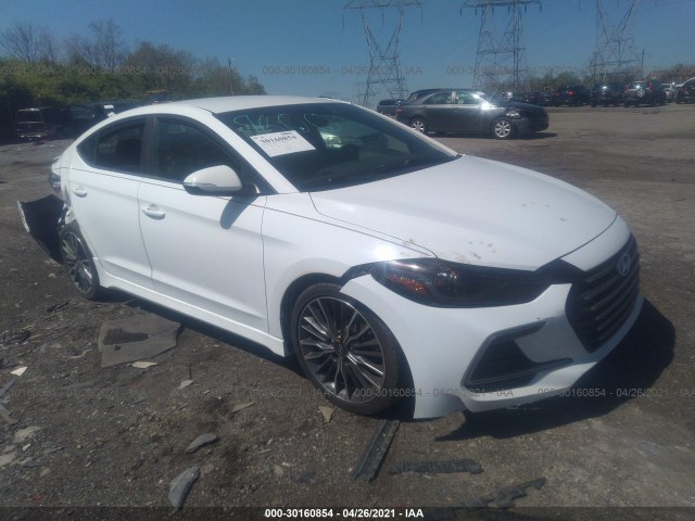 HYUNDAI ELANTRA 2017 kmhd04lbxhu321548