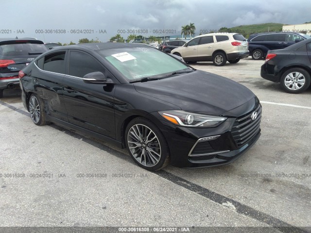 HYUNDAI ELANTRA 2018 kmhd04lbxju530553