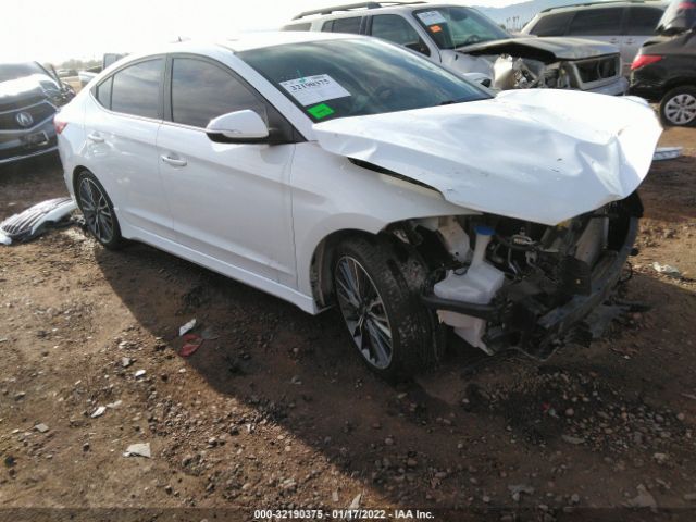 HYUNDAI ELANTRA 2018 kmhd04lbxju543982