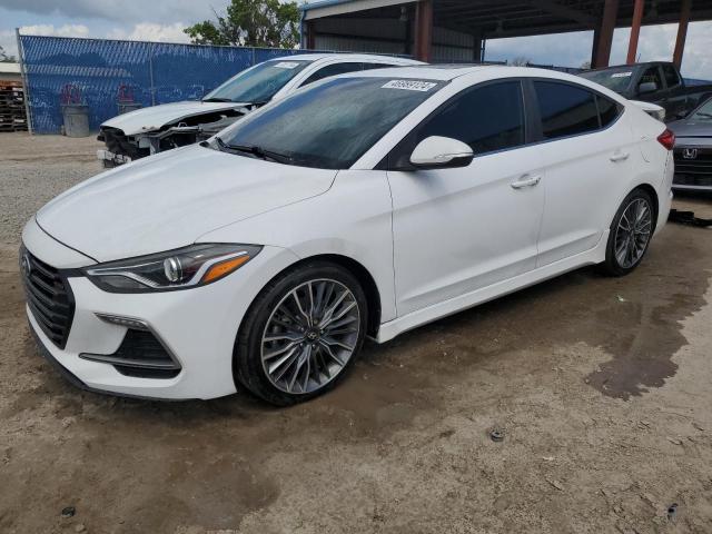 HYUNDAI ELANTRA 2018 kmhd04lbxju596116