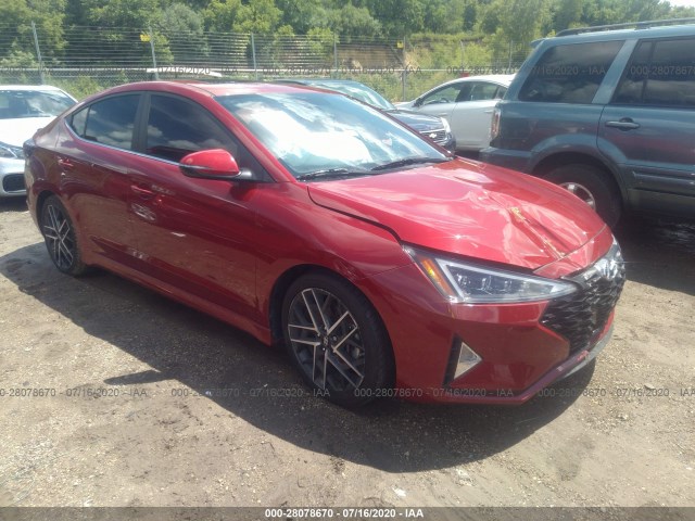 HYUNDAI ELANTRA 2019 kmhd04lbxku829350