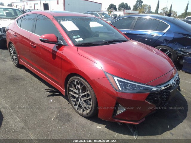 HYUNDAI ELANTRA 2020 kmhd04lbxlu954138