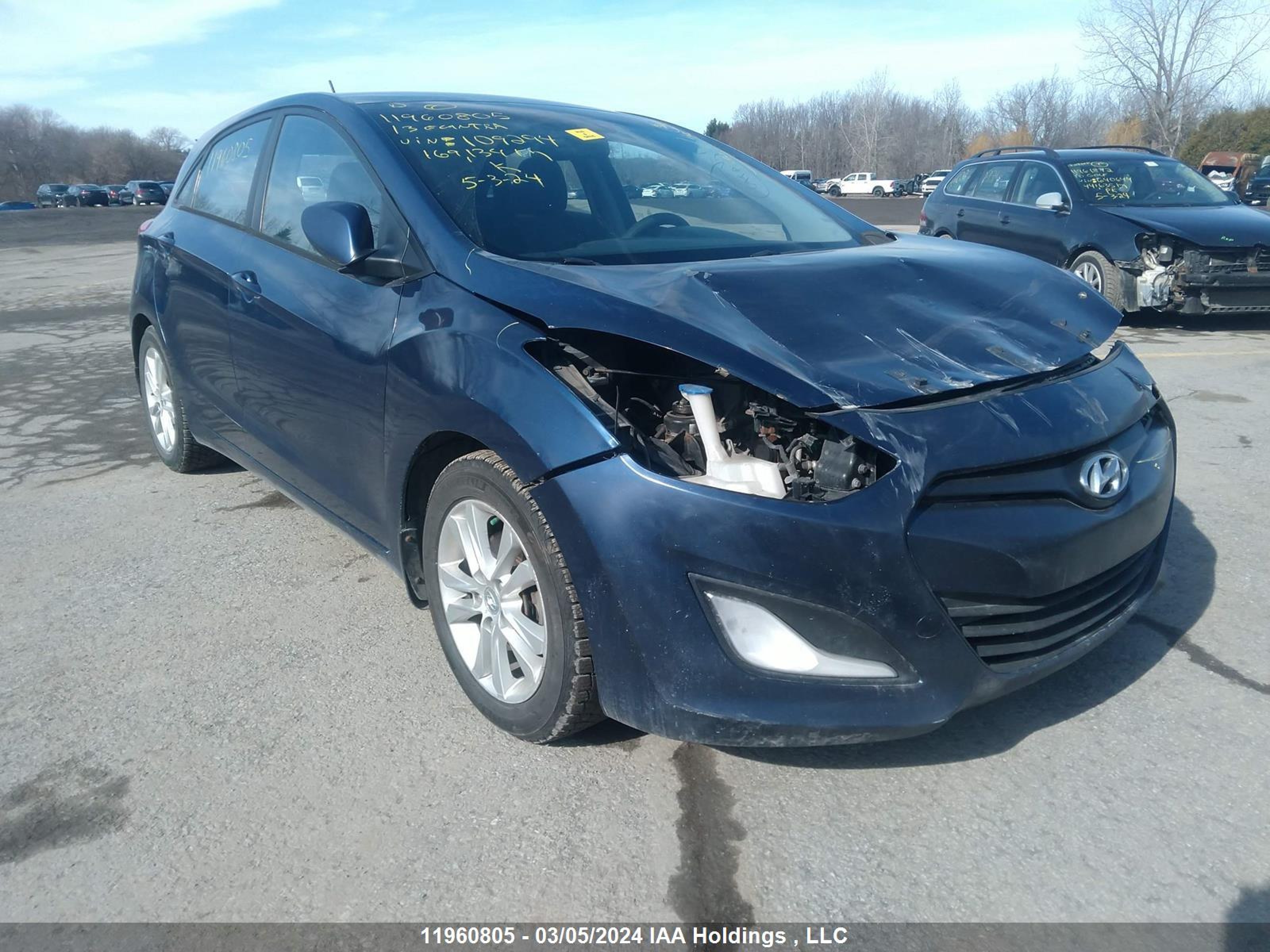 HYUNDAI ELANTRA 2013 kmhd35le6du109294