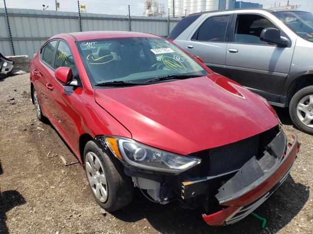 HYUNDAI ELANTRA SE 2017 kmhd74lf0hu103598