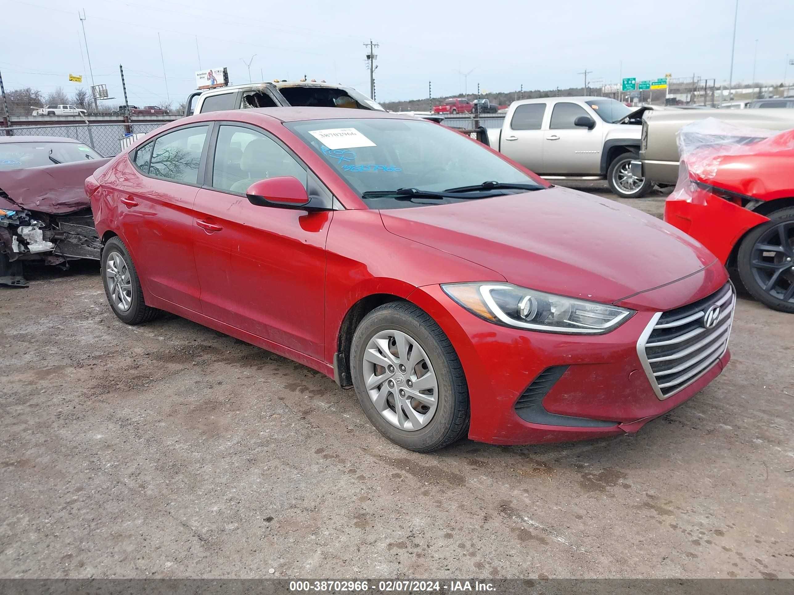 HYUNDAI ELANTRA 2017 kmhd74lf0hu381580