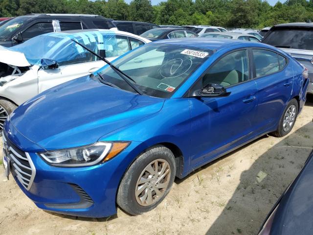 HYUNDAI ELANTRA SE 2017 kmhd74lf0hu384382