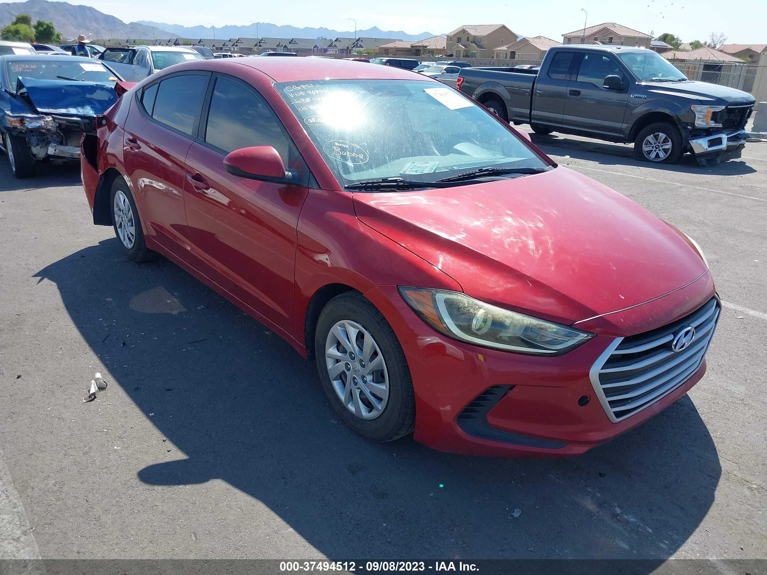 HYUNDAI ELANTRA 2017 kmhd74lf0hu408471