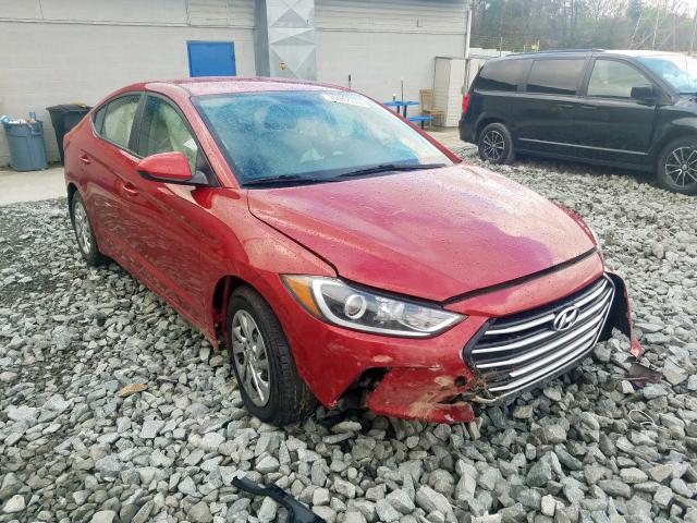 HYUNDAI ELANTRA SE 2017 kmhd74lf2hu070474