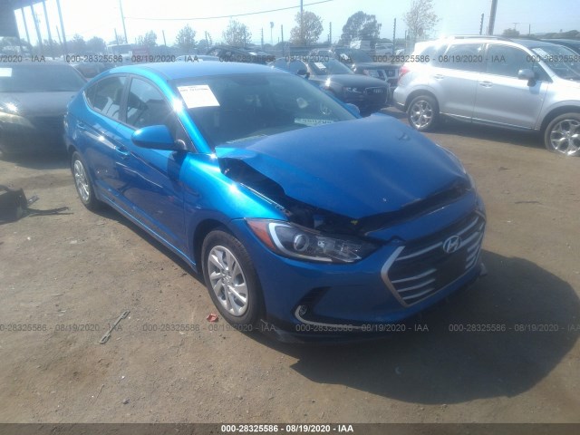 HYUNDAI ELANTRA 2017 kmhd74lf2hu112271