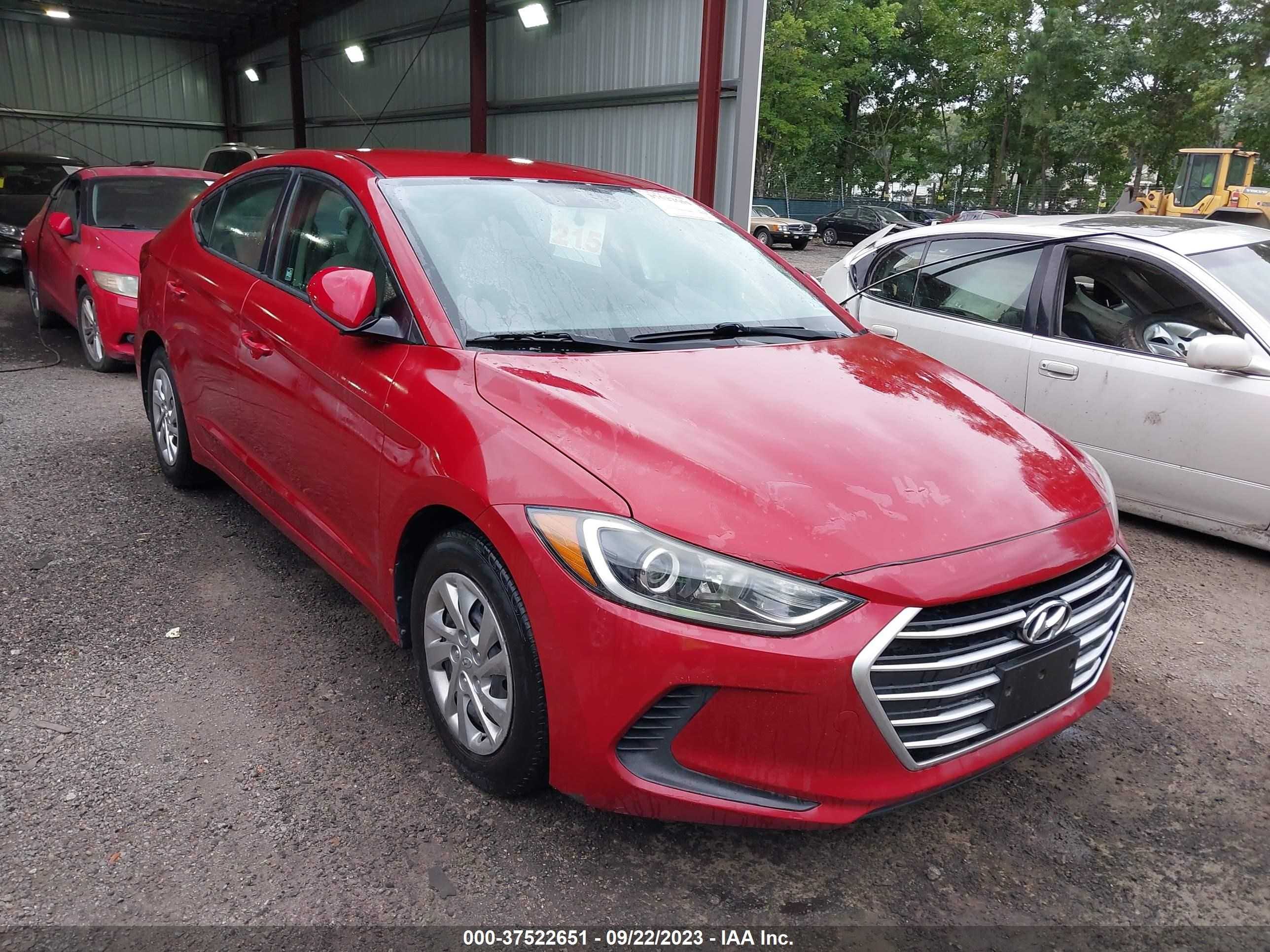 HYUNDAI ELANTRA 2017 kmhd74lf2hu114277