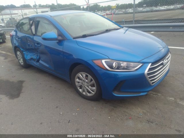 HYUNDAI ELANTRA 2017 kmhd74lf2hu367468