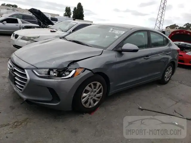 HYUNDAI ELANTRA 2017 kmhd74lf2hu421352