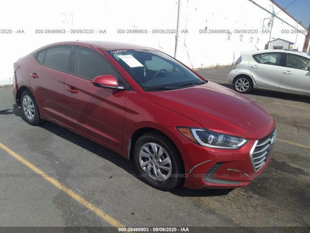 HYUNDAI ELANTRA 2017 kmhd74lf3hu119861