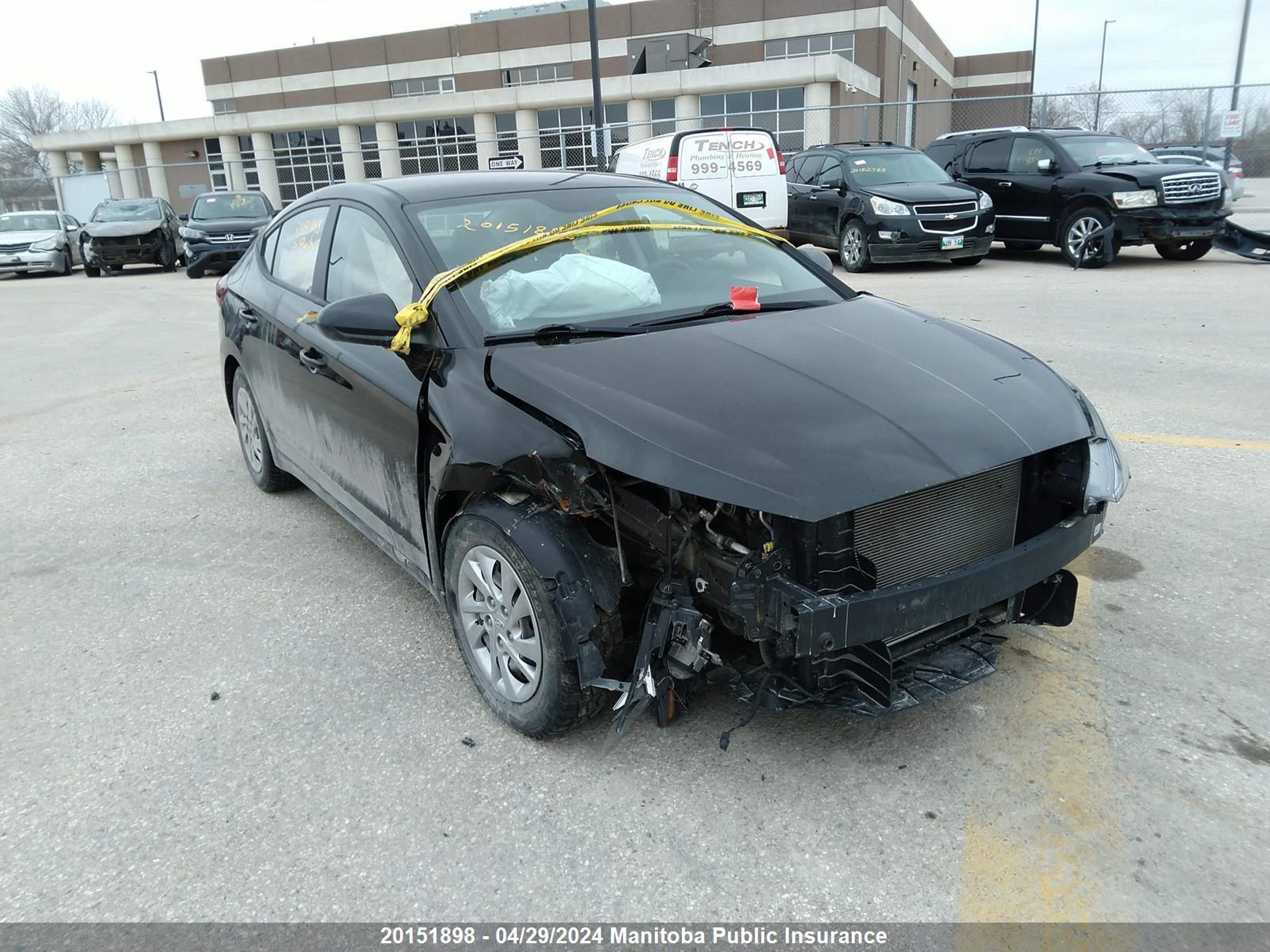 HYUNDAI ELANTRA 2020 kmhd74lf3lu011121