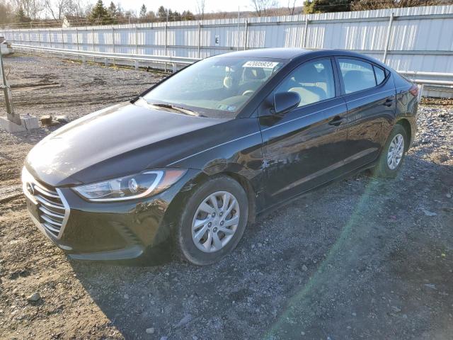 HYUNDAI ELANTRA SE 2017 kmhd74lf4hu156157