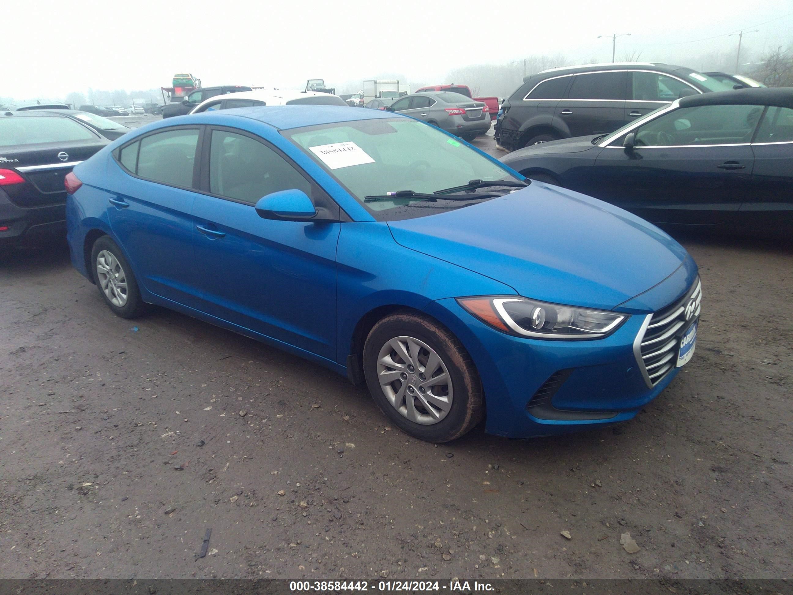 HYUNDAI ELANTRA 2017 kmhd74lf4hu362157