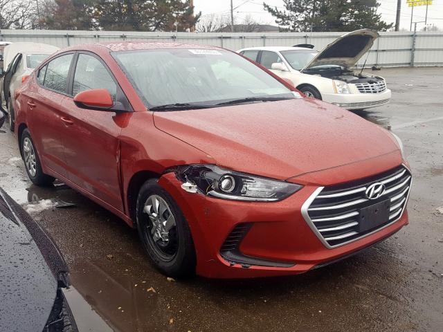 HYUNDAI ELANTRA SE 2018 kmhd74lf4ju453726