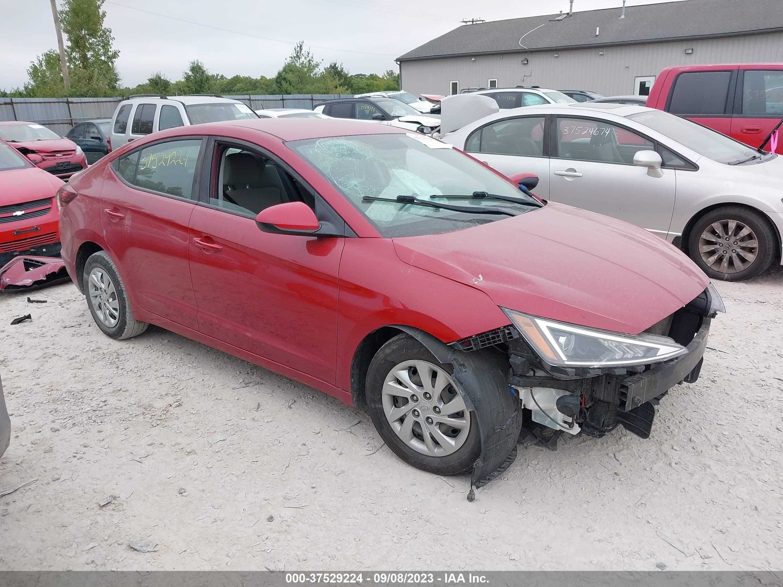 HYUNDAI ELANTRA 2019 kmhd74lf4ku875741