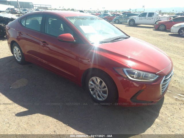 HYUNDAI ELANTRA 2017 kmhd74lf5hu121157