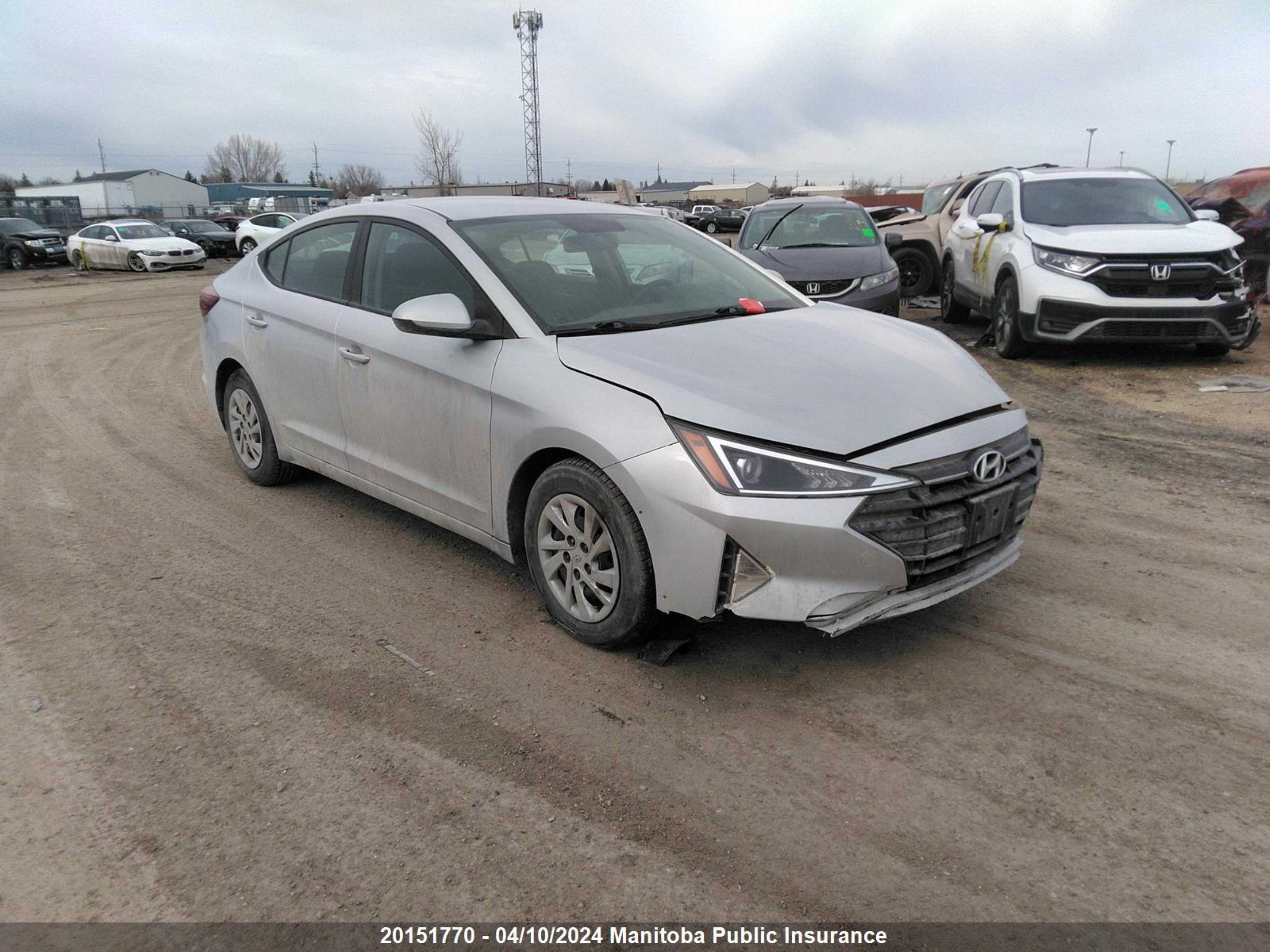 HYUNDAI ELANTRA 2019 kmhd74lf5ku737741