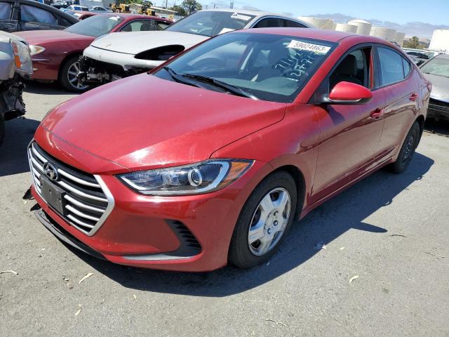 HYUNDAI ELANTRA SE 2017 kmhd74lf6hu084555