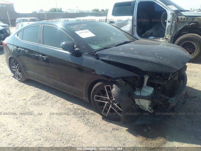 HYUNDAI ELANTRA 2017 kmhd74lf6hu086399