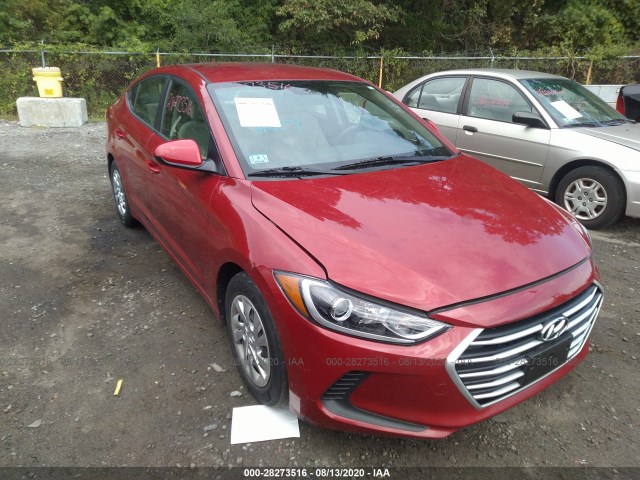 HYUNDAI ELANTRA 2017 kmhd74lf6hu091652