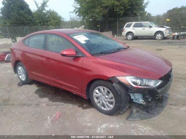 HYUNDAI ELANTRA 2017 kmhd74lf6hu100995