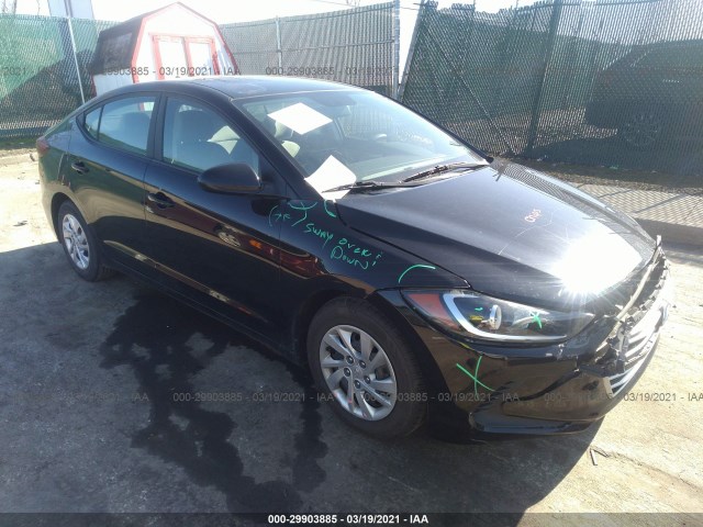 HYUNDAI ELANTRA 2017 kmhd74lf6hu101063