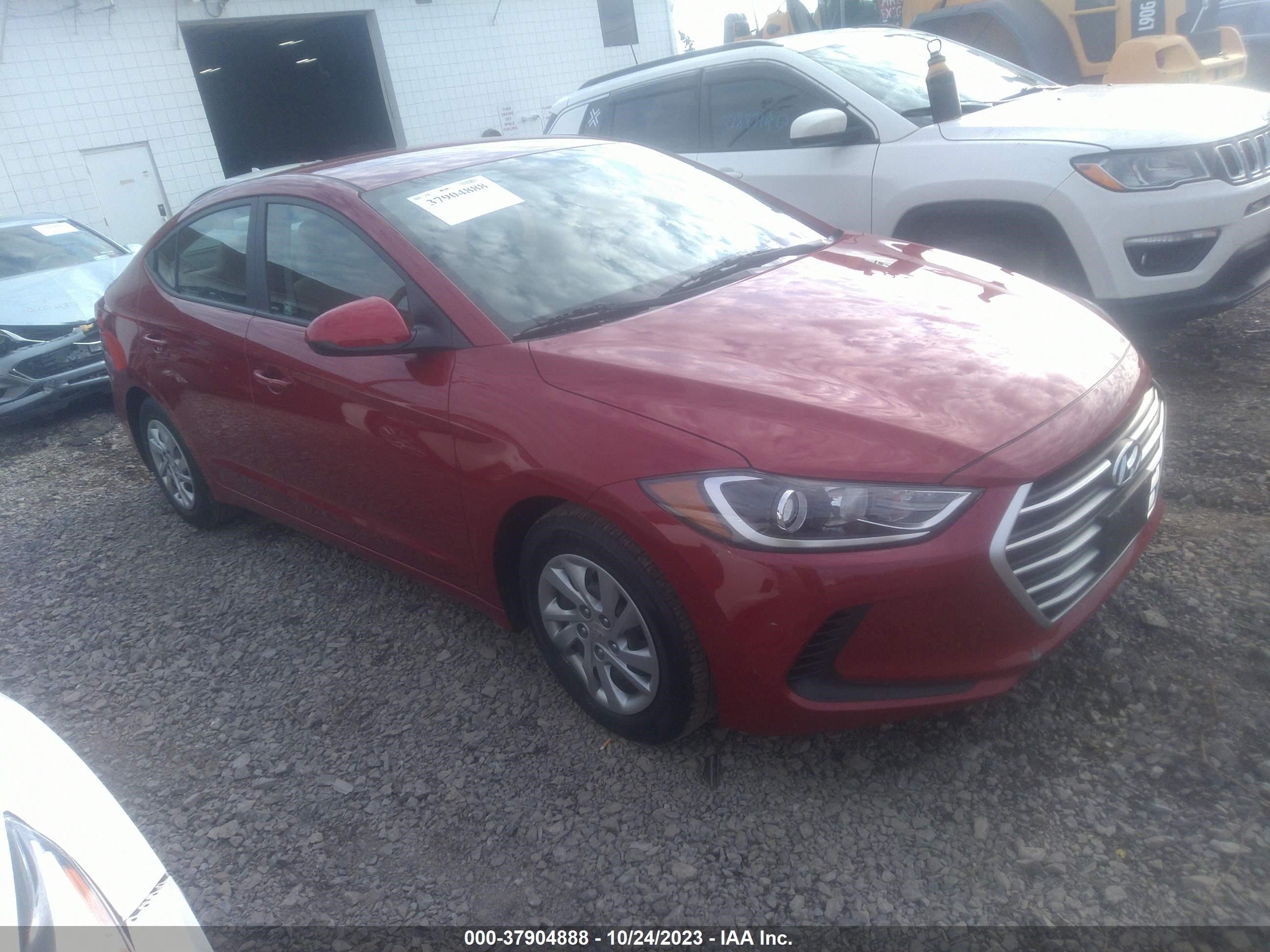 HYUNDAI ELANTRA 2017 kmhd74lf6hu123807