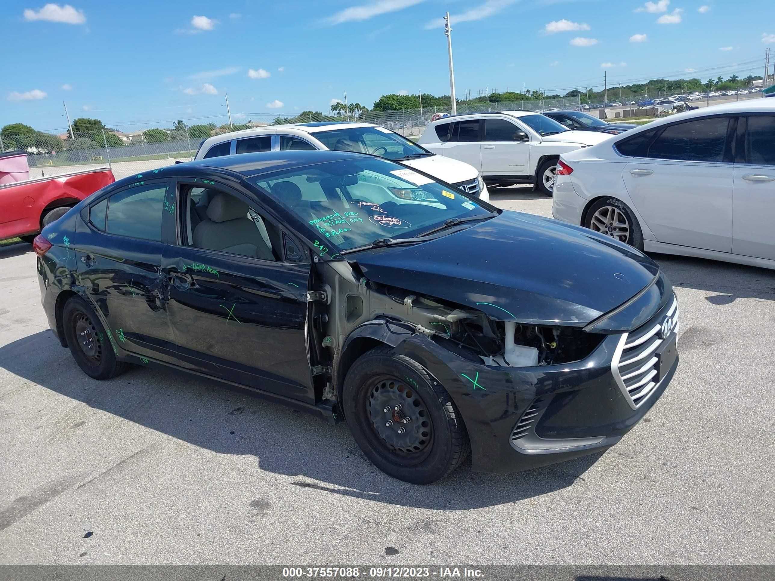 HYUNDAI ELANTRA 2017 kmhd74lf6hu433066