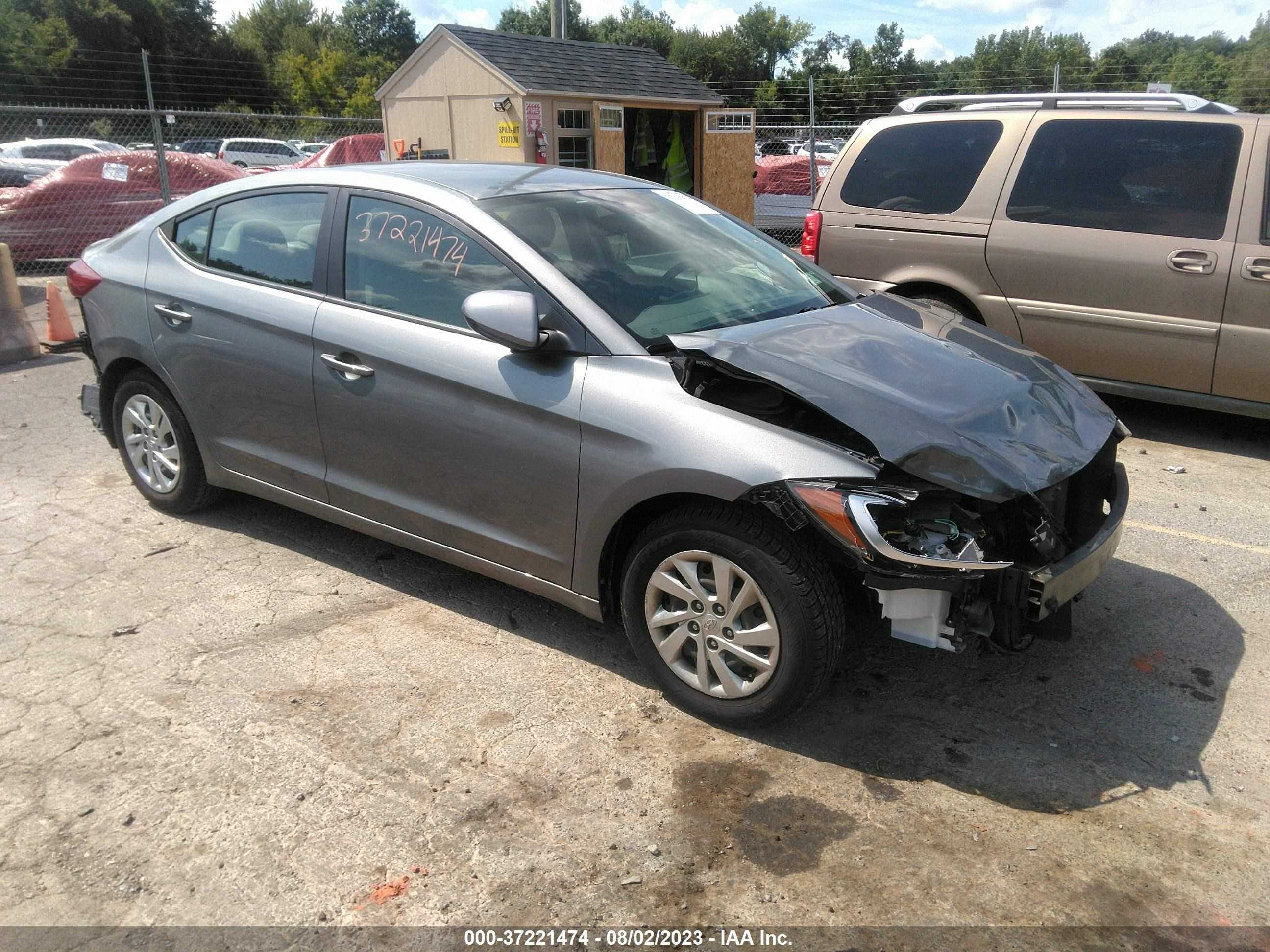 HYUNDAI ELANTRA 2018 kmhd74lf6ju545128