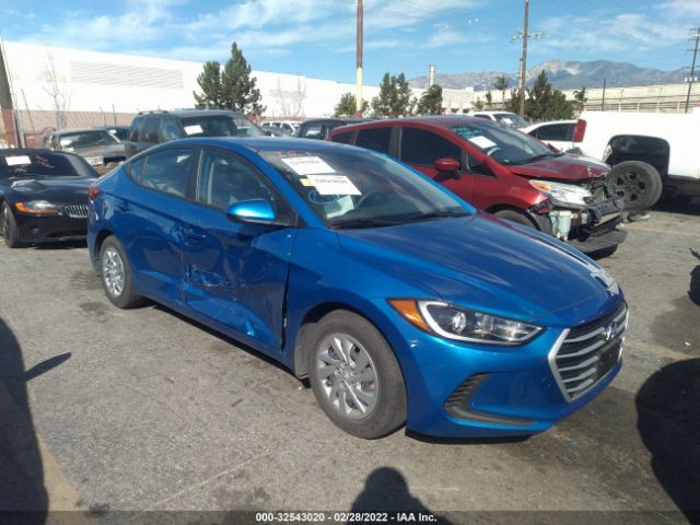 HYUNDAI ELANTRA 2018 kmhd74lf7ju554291