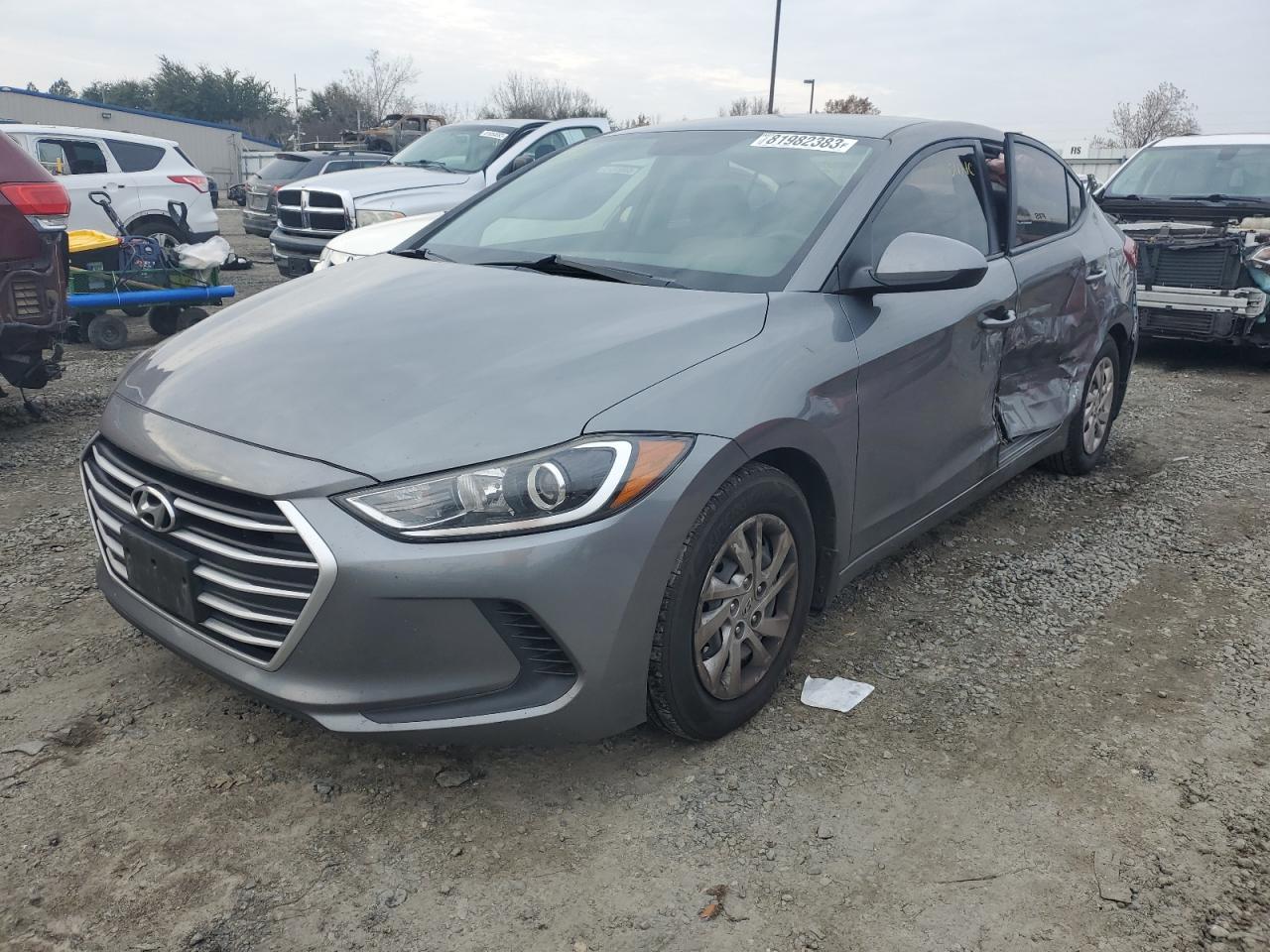 HYUNDAI ELANTRA 2017 kmhd74lf8hu122352